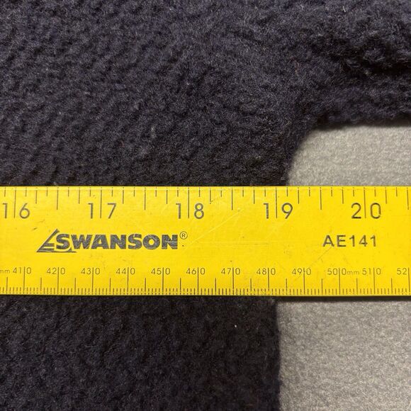 Patagonia Women’s W’s Woolyester Fleece 1/4 Zip Navy Blue Pullover Size Medium - Picture 5 of 11